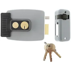 Jis, Türschloss + Schliesszylinder, Elektrisches Schloss 1903D Obenauf Legen Knopf