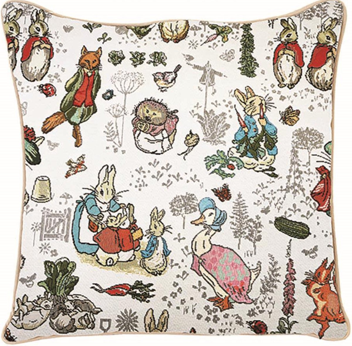 Signare Kussenhoes Peter Rabbit Luxe Gobelinstof 45x45 cm