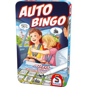 Schmidt-Spiele Kartenspiel 51434 Auto-Bingo, ab 5 Jahre, Metalldose, 1-3 Spieler