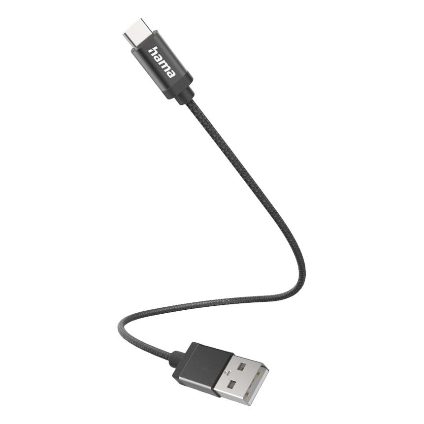 Hama USB A - USB Typ C (0.20 m, USB 2.0) (00201600)