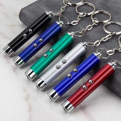 3 stücke mini katze hund spaß zeiger rotlicht laser led ausbildung taschenlampe haustier spielzeug stift 2-in-1 katze haustier spielzeug rot laserlicht led zeiger