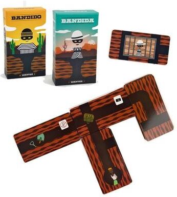 Inspire Select Bandido Bandida Board Game Strategy Puzzle Card Game For Kids, Adults & Family Fun yellow