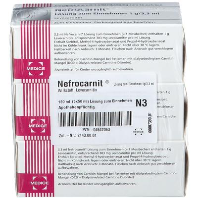Nefrocarnit Lösung zum Einnehmen 150 ml