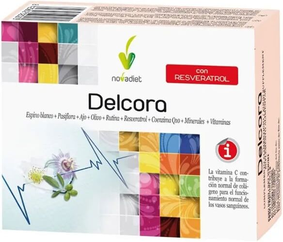 Novadiet Delcora Con Resveratrol 60 Caps