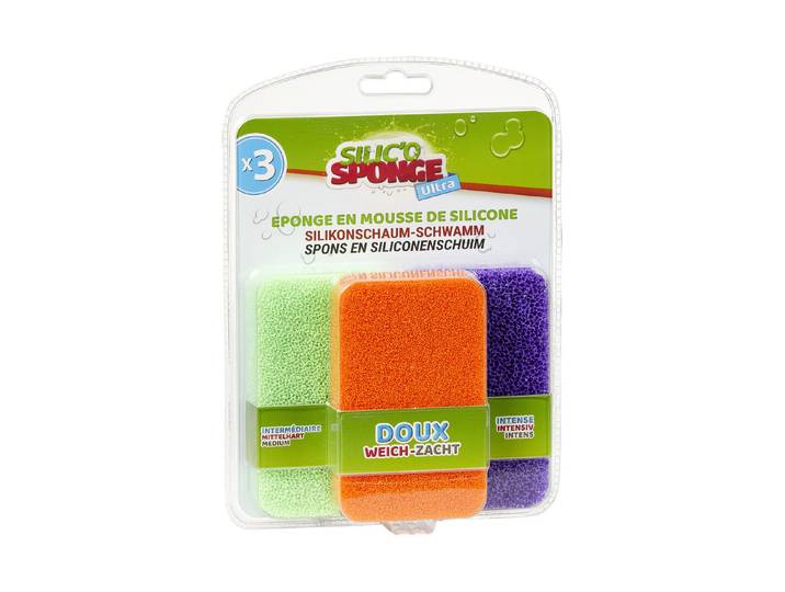 Silico Sponge Ultra Silikonschwamm 3 Stk