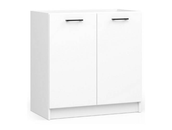 Raumhirsch Furniture Unterschrank - Elegant & Fexibel - Unterschrank Küche Hochwertiges Weiß mit Soft-Close, flexibel verstellbare Füße