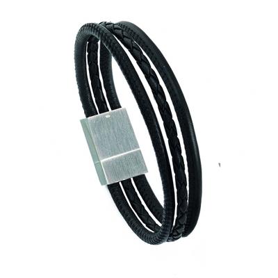 Edelstahlarmband ADELIA´S "Edelstahl Armband 20 cm", silber, Armbänder, Herren, 20, Edelstahl, Edelstahlarmband, Edelstahlschmuck für Herren