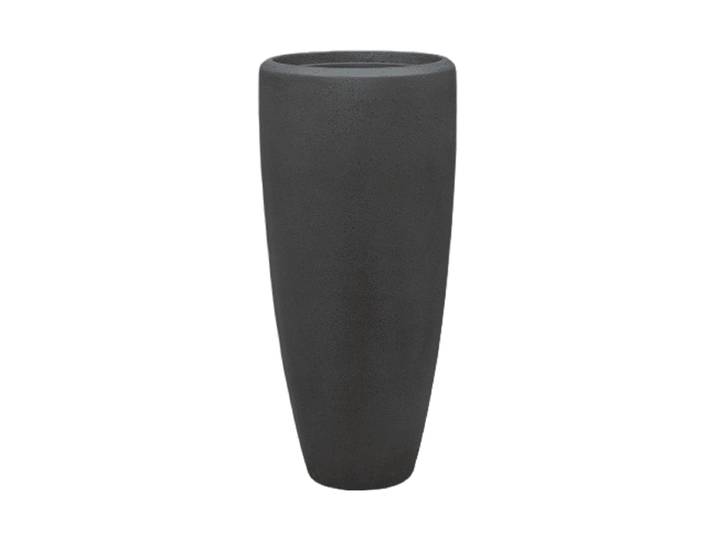 Hoher Blumentopf „Polystone Plain Partner“, verschiedene Grössen Schwarz Baq Design