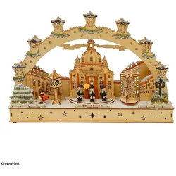 HTI-Living, Weihnachtsbeleuchtung, Leuchtbogen LED Dresden Frauenkirche