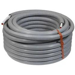 Alu-Verbundrohr 16 x 2 mm mit 9 mm PE-Isolierung, 50 m - Rolle