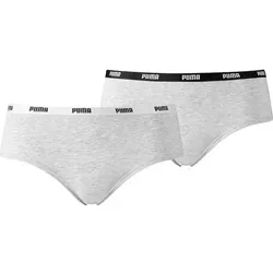 PUMA Underwear - Boxershorts Iconic Hipster 2er Pack Damen PUMA Underwear - Boxershorts Iconic Hipster 2er Pack Damen, Größe XL in Grau Grau