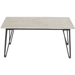 Bloomingville Gartentisch Mundo, L90 x B60 x H42cm, grau