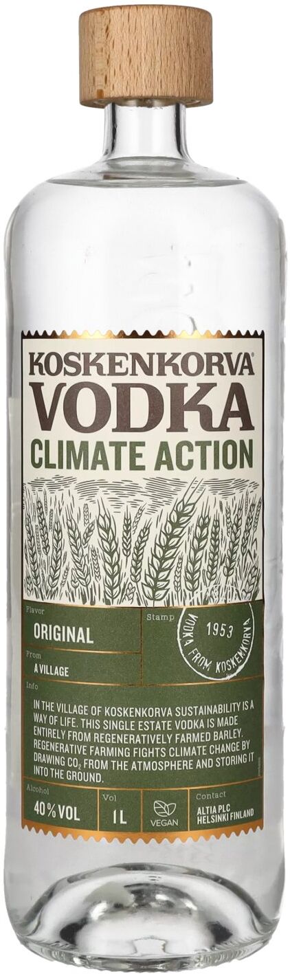 Koskenkorva Vodka Climate Action ORIGINAL 40% Vol. 1l