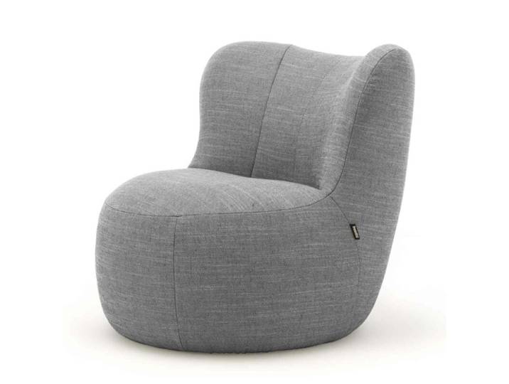 freistil by Rolf Benz 173 Sessel in Teddystoff, Schäfchenstoff