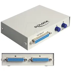 DELOCK 87618 - Parallel Umschalter Sub-D 2-Port manuell