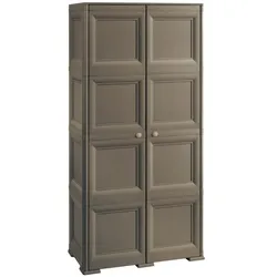 Tontarelli Kleiderschrank aus Polypropylen wengé 4 Module 79 X 47 X H164CM