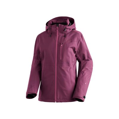 Skijacke MAIER SPORTS "EDDA", Damen, Gr. 44, magenta, 100% Polyester, Jacken Skijacke, Damen Winterjacke wasserdicht u. atmungsaktiv