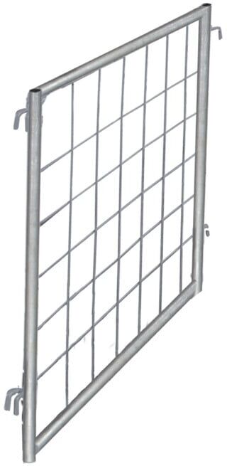 VARIOfit Grille de séparation pour palettes galvanisée Profondeur 750 mm Hauteur utile 800 mm (zpa-080.151)