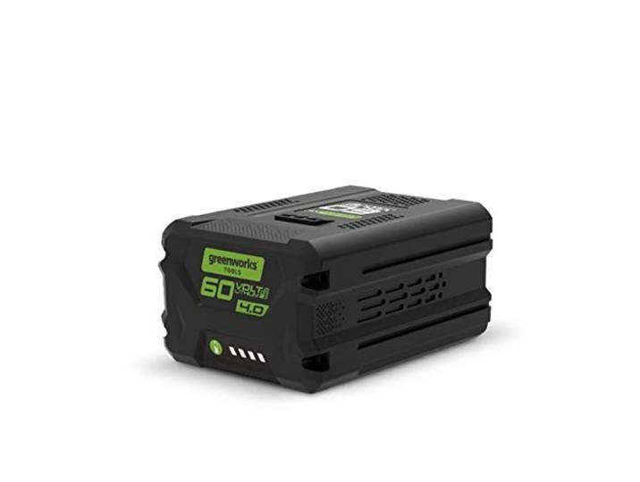 Greenworks Batterie 60V G60B4 (batterie puissante rechargeable Li-Ion 60V 4Ah adaptée à tous les outils de la série Greenworks 60V
