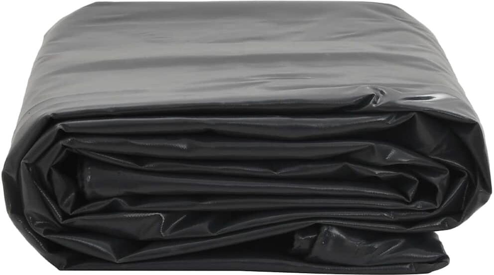 vidaXL Bâche noir 1x2,5 m 650 g/m²