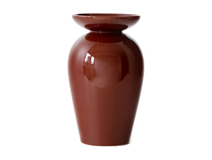 &Tradition Vase Momento JH47 24 cm Red brown