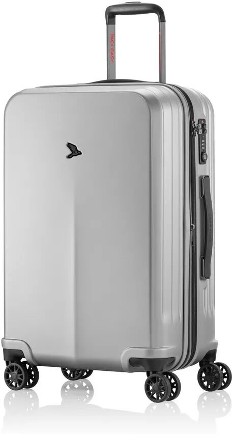 Pack Easy - Hartschalenkoffer, Spinner, 66cm, Hartschalenkoffer, Spinner, 66cm, Silber
