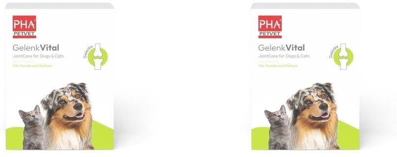PHA Petvet PHA GelenkVital Erg.Futterm.Pulver f.Hunde/Katzen 2x 2x150 g Pulver