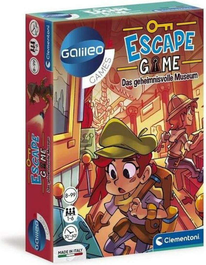 Clementoni Escape Room Museum Bordspel, Gouden