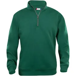 CLIQUE Basic 1/2-Zip Sweatshirt Herren 68 - flaschengrün M