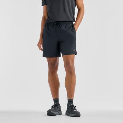 Laufhose NEW BALANCE "FAST DAYS SHORT 7", Herren, Gr. M, N-Gr, schwarz (schwarz (bk)), Obermaterial: 100% Polyester, Hosen Laufhose, leichtes Material, feuchtigkeitsableitend, durchdachte Passform