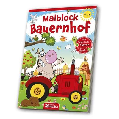 Malblock A5 - Bauernhof, Taschenbuch von , Media Verlagsgesellschaft