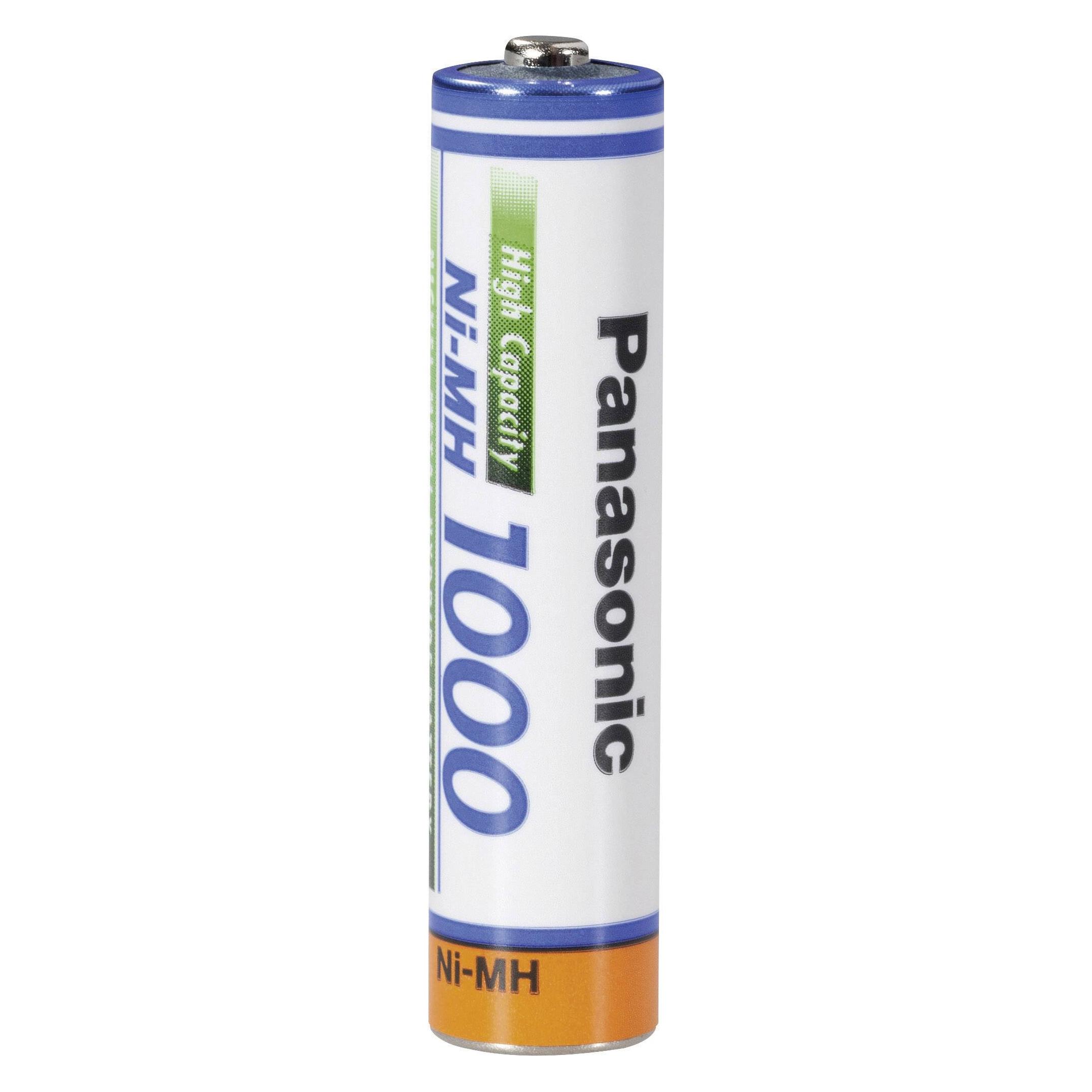 Panasonic Micro (AAA)-Akku NiMH AAA 1000 (1 Stk., AAA, 1000 mAh) (135878)