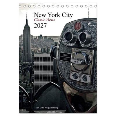 New York City 2027 • Classic Views (Tischkalender 2027 DIN A5 hoch), CALVENDO Monatskalender