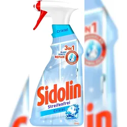 Sidolin Cristal Glasreiniger Glas Reiniger Reinigen Glas 500ml Sprühflasche