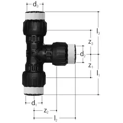 Sanipex MT-T-Stück 4650 16 x 16 x 16 mm