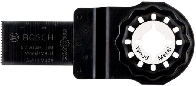 Lame de scie plongeante BOSCH AIZ 20 AB Métal, BIM, 20 x 20 mm (2608661628)