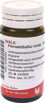 WALA Heilmittel GmbH FERRUM SULFUR comp.Globuli 20 g 08785868