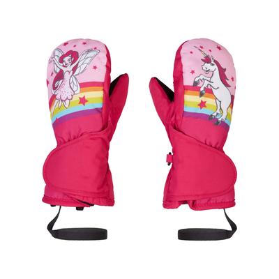 Fäustlinge ZIENER "LEMMI-Z glove mini", Kinder, Gr. 1, rosa (pop pink), Kunstfaser, Handschuhe Fäustlinge