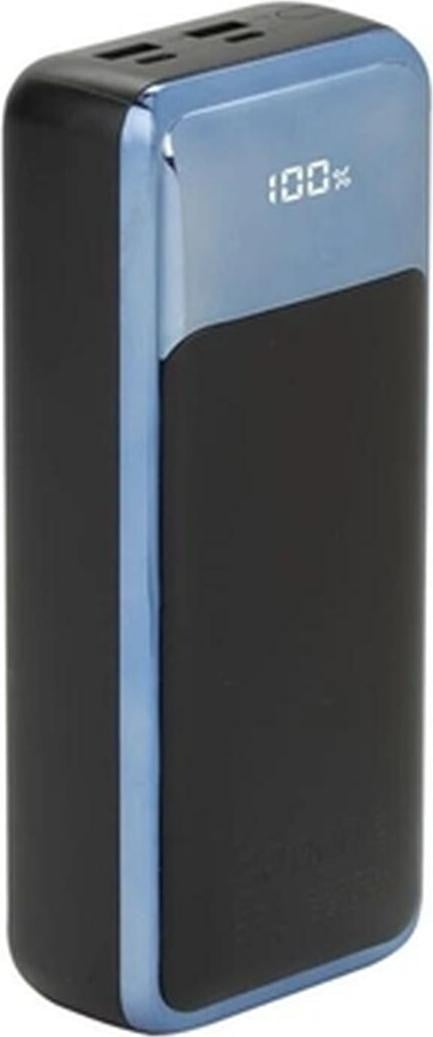 Rivacase Powerbank 30000mAh met 65W PD/QC en 1 USB-C poort, zwart