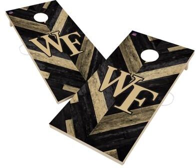 Skip's Garage Wake Forest Demon Deacons Regulation 2x4 Cornhole Boards - V6