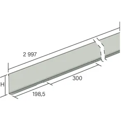 Legrand 8362500 Trennwand H100 3M tauchfeuerverzinkt
