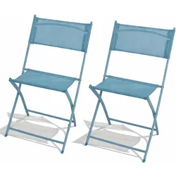 Mojawo, Gartenstühle, 2er Klappstuhl Gartenstuhl Campingstuhl Klappbar klappbar Türkis