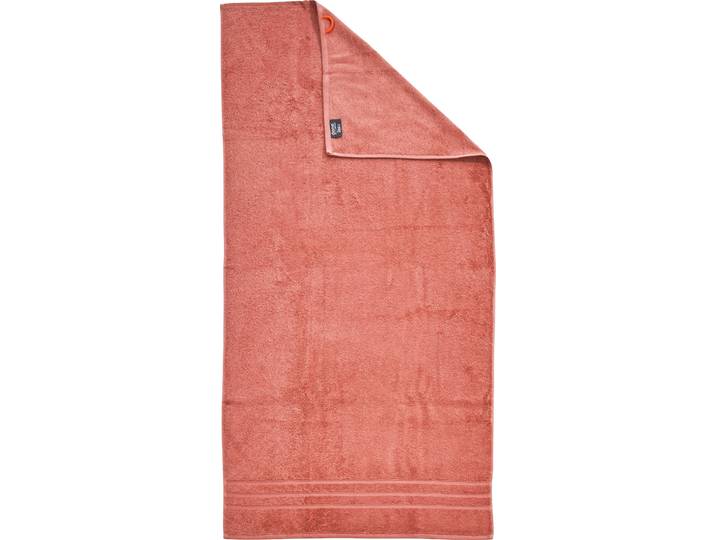Duschtuch DONE. Daily Uni , rosa (altkupferfarben), B:70cm L:140cm, Walkfrottier, Obermaterial: 100% Baumwolle, Handtücher, Duschtuch, Uni Farben, saugfähiges Walkfrottier