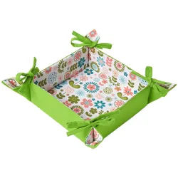 BROTKORB Retro-Blumen – faltbar mit Wende-Design
