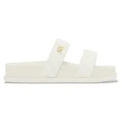 A|X Armani Exchange für Damen. XW002574AF22799U0011 Sandalen Weißes Design (40), Wohnung, Keine, Lässig