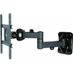 Roline LCD TV Wandhalterung (Wand, 25 kg), TV Wandhalterung, Schwarz
