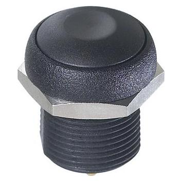 APEM Switch,PB,black bezel,black button (IRR3S422)