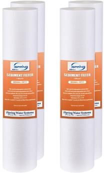 iSpring FP11X4 1 Micron Sediment Cartridges, 4-Pack