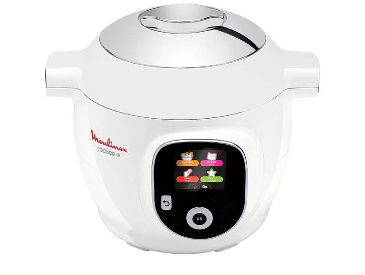 Multicuiseur intelligent haute pression - Cookeo+ 180 recettes Blanc - CE85B1F0