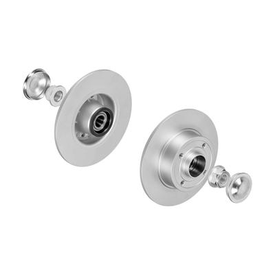 F.BECKER Bremsscheibe SET10211031 voll 240mm 8mm für RENAULT